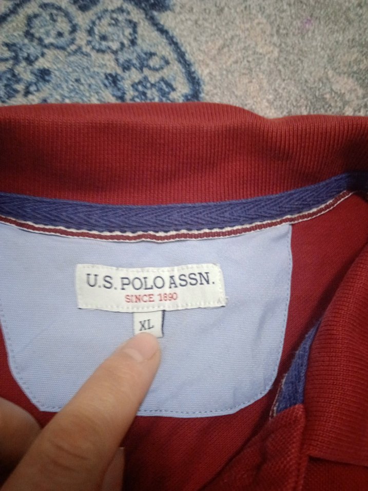 Kırmızı Uzun Kollu Polo Tişört - Görsel 2