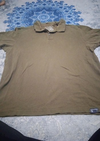 Düğmeli Uzun Kollu Kahverengi Polo Tişört - Görsel 2