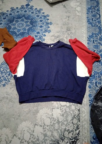 Erkek Çocuk Mavi Baskılı Uzun Kollu Sweatshirt - Görsel 2