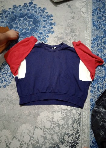 Erkek Çocuk Mavi Baskılı Uzun Kollu Sweatshirt - Görsel 3