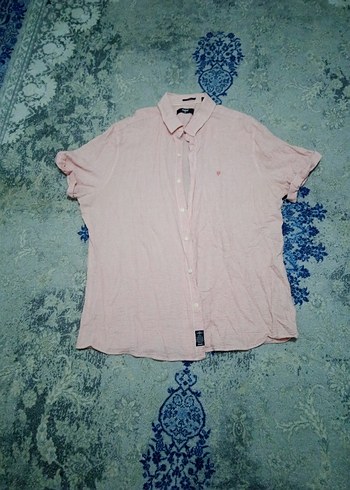 Mavi Erkek Kırmızı Gömlek Uzun Kollu - Görsel 3