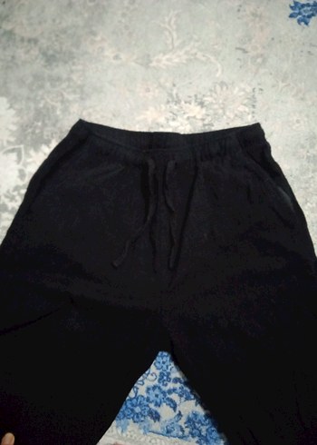 siyah Bol Kesim Kadın Kot Pantolon - Görsel 3