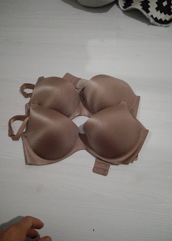 Bej Minimalist Destekli Sütyen - Görsel 2