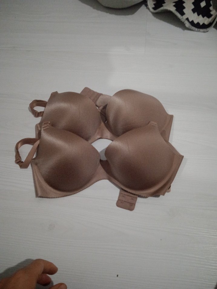 Bej Minimalist Destekli Sütyen - Görsel 2