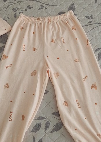 Pembe Uzun Kollu Rahat Kadın Pijama Takımı - Görsel 4