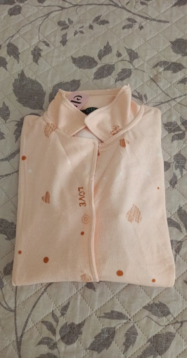 Pembe Uzun Kollu Rahat Kadın Pijama Takımı - Görsel 3