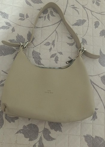 Bej Minimalist Deri Kadın Omuz Çantası - Görsel 2