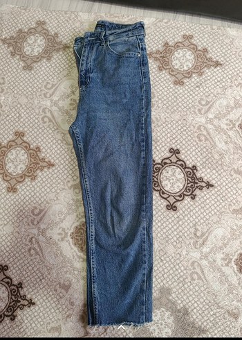 Rahat Kesim Mavi Denim Kadın Pantolon - Görsel 2