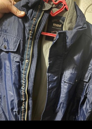 Erkek Mavi mont - Görsel 3