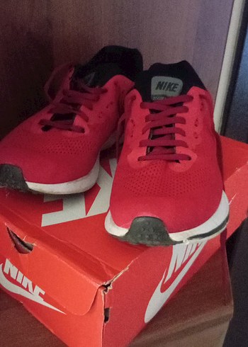 orijinal nike koyuKırmızı Erkek Spor Ayakkabı - Görsel 3