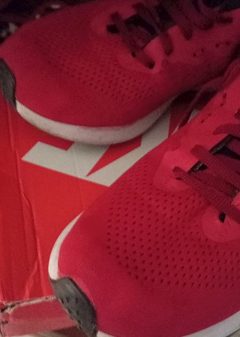 orijinal nike koyuKırmızı Erkek Spor Ayakkabı - Görsel 4