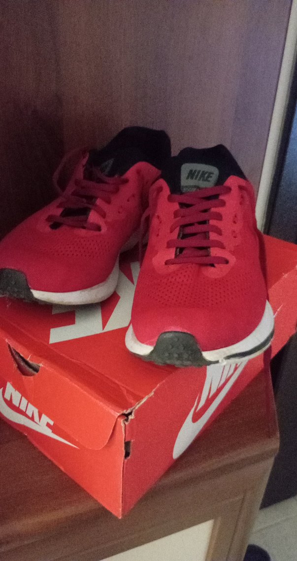 orijinal nike koyuKırmızı Erkek Spor Ayakkabı - Görsel 3