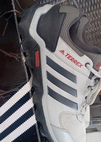 Adidas Terrex Gri Beyaz Erkek Outdoor Spor Ayakkabı - Görsel 4