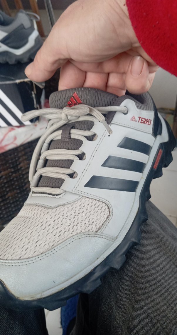 Adidas Terrex Gri Beyaz Erkek Outdoor Spor Ayakkabı - Görsel 2