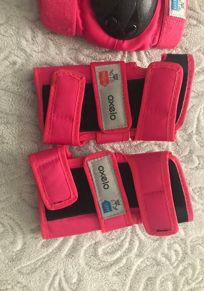 Pembe Çocuk Koruyucu Seti Velcro Bağlamalı - Görsel 3