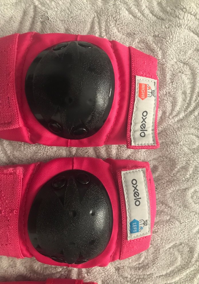 Pembe Çocuk Koruyucu Seti Velcro Bağlamalı - Görsel 2