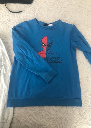 Gri Uzun Kollu Erkek Sweatshirt - Görsel 2