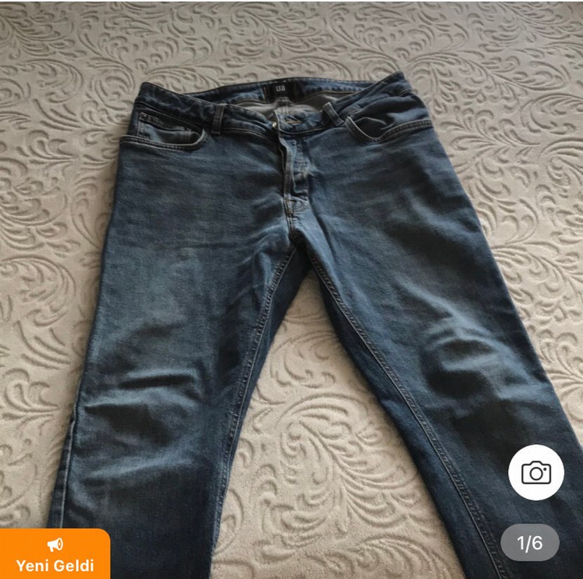 Erkek Mavi Denim Normcore Kot Pantolon - Görsel 3