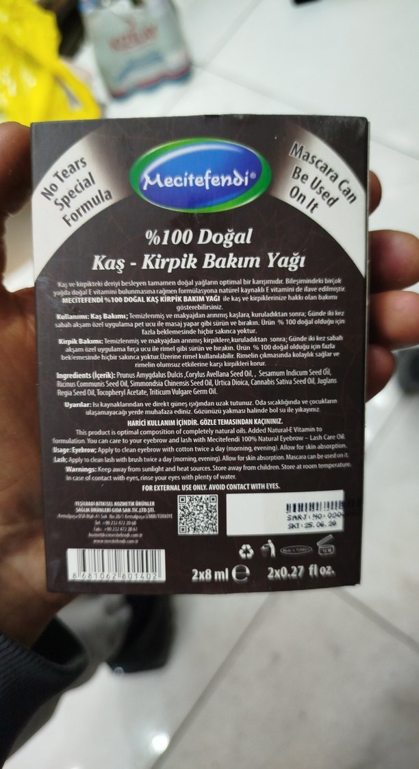 Mecitefendi %100 Doğal Kaş-Kirpik Bakım Yağı - Görsel 2