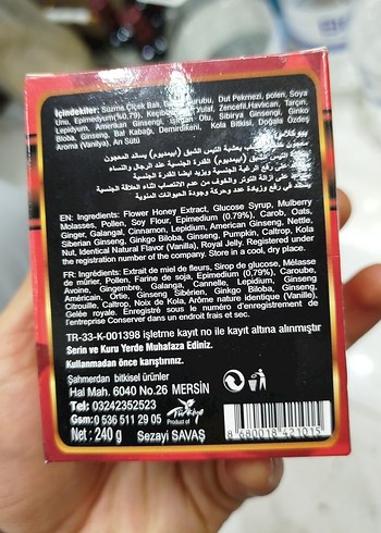 Epimedyumlu Bitkisel Macun Mersin - Görsel 2