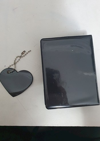 siyah kalp figürlü fotoraf albümü - Görsel 3