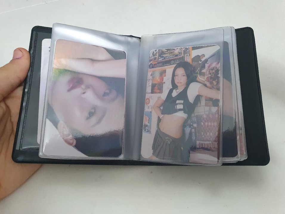 siyah kalp figürlü fotoraf albümü - Görsel 5