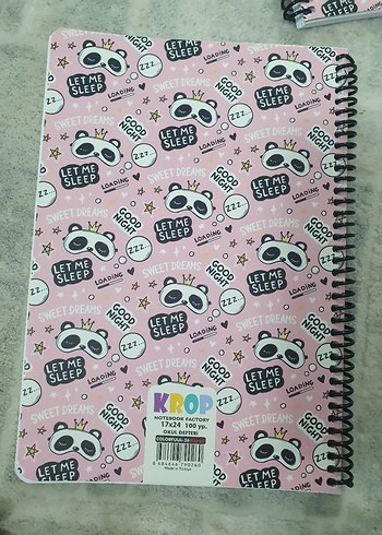 Pembe Spiralli Defter - Görsel 2