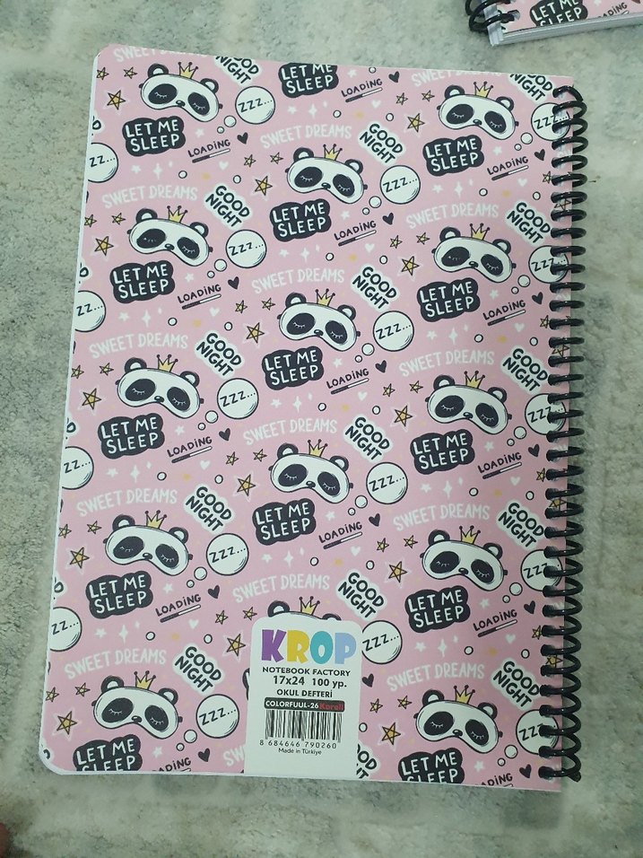 Pembe Spiralli Defter - Görsel 2