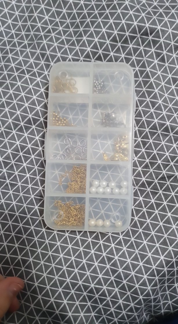 Altın ve gri tırnak süsleme seti - Görsel 3