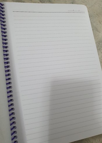 ince kapaklı defter - Görsel 2