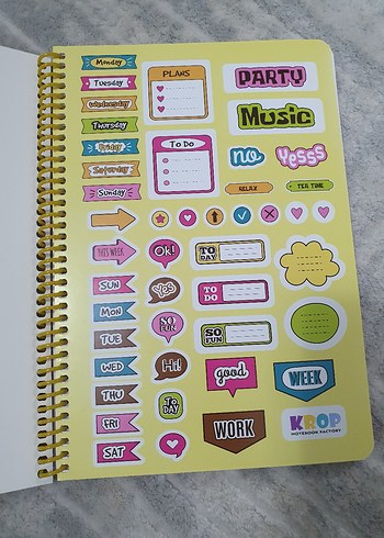 ince kapaklı defter - Görsel 5