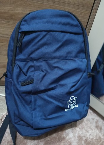 Kadın Lacivert Fermuarlı Sırt Çantası - Görsel 8