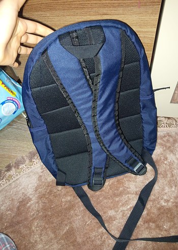 Kadın Lacivert Fermuarlı Sırt Çantası - Görsel 5