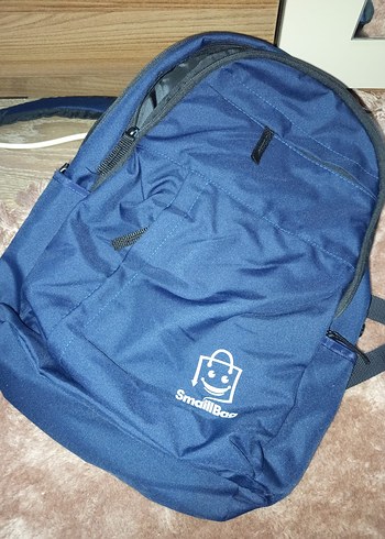 Kadın Lacivert Fermuarlı Sırt Çantası - Görsel 3