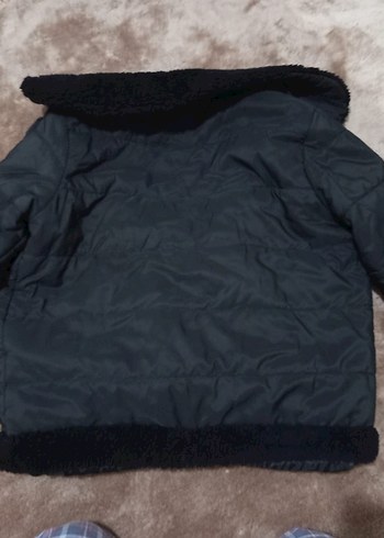 Siyah Kürklü Kadın Kışlık Mont - Görsel 6