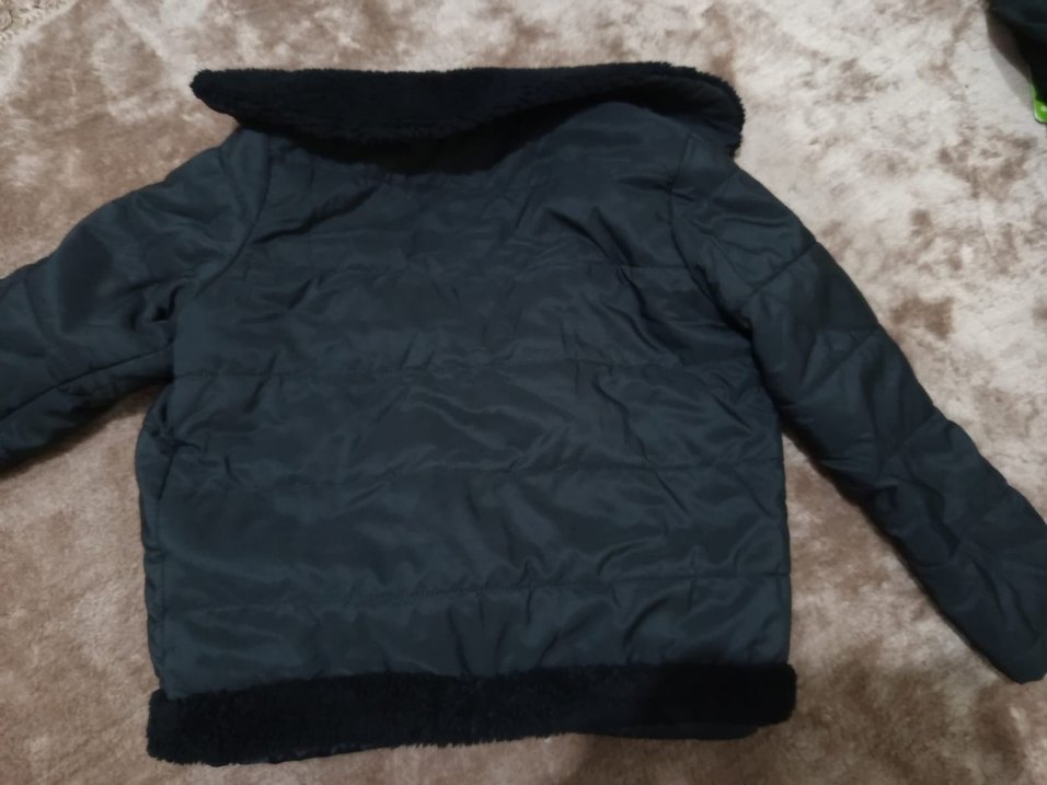 Siyah Kürklü Kadın Kışlık Mont - Görsel 4