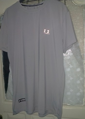 Gri Oversize Kısa Kollu Erkek Tişört - Görsel 2