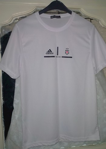 Beyaz Adidas Beşiktaş Baskılı Tişört - Görsel 2
