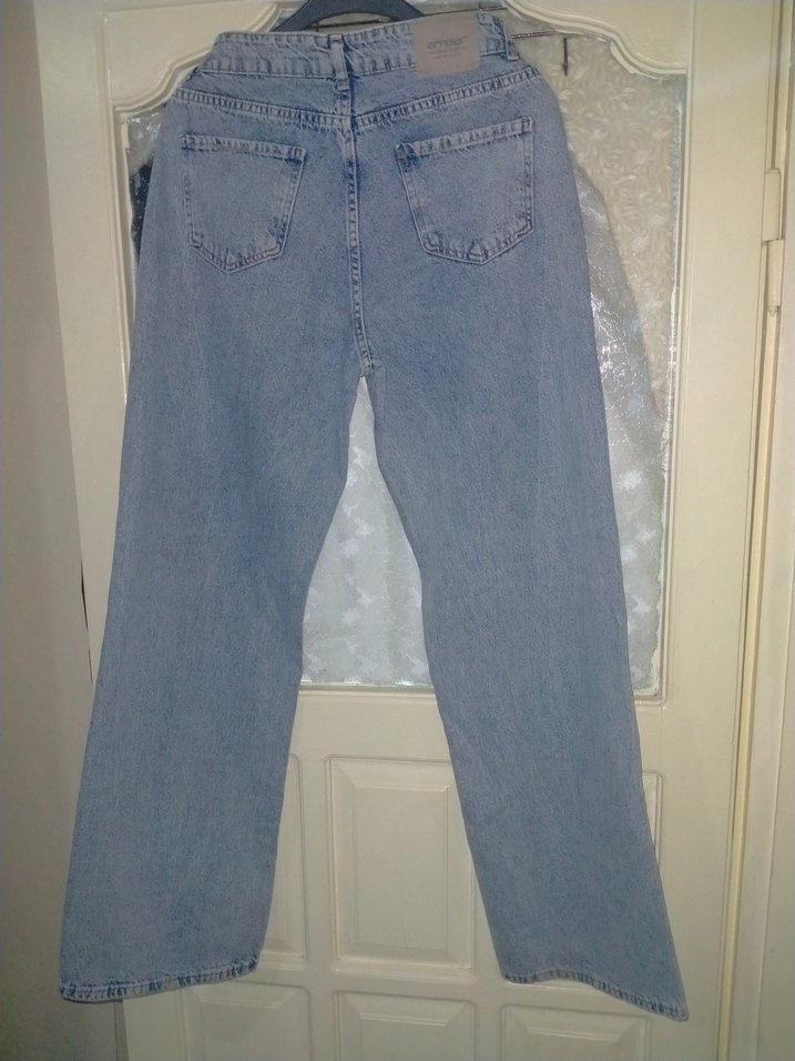 mavi Kadın Denim Bol Kesim Midi Jean - Görsel 5