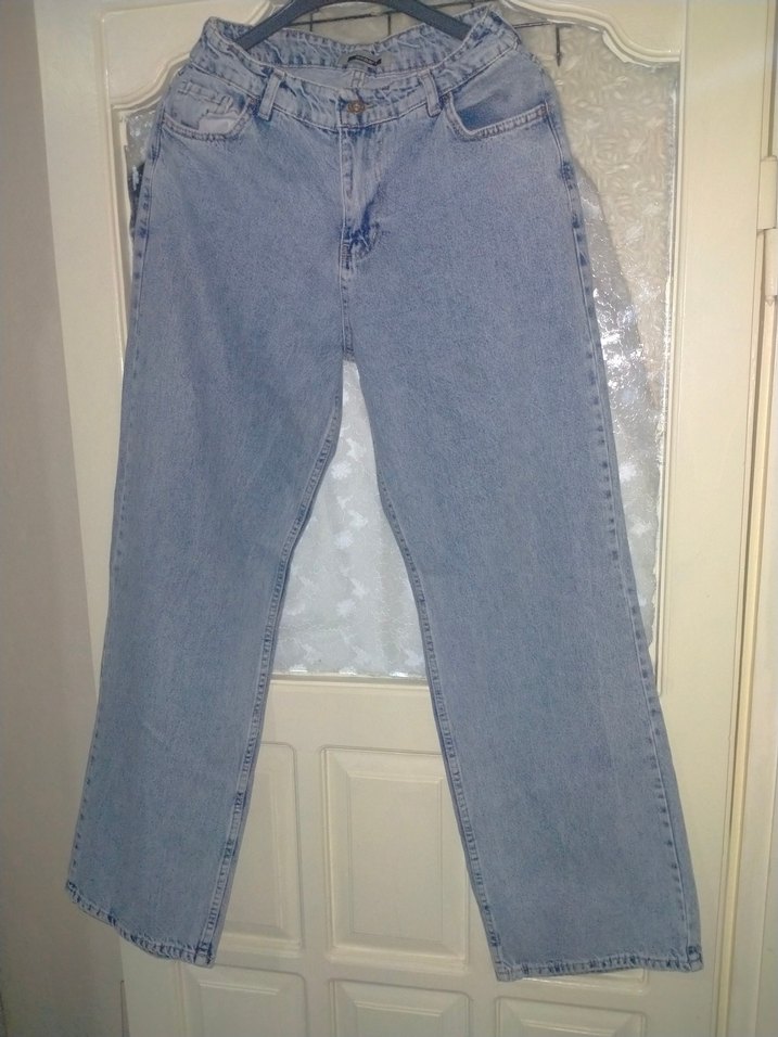 mavi Kadın Denim Bol Kesim Midi Jean - Görsel 3