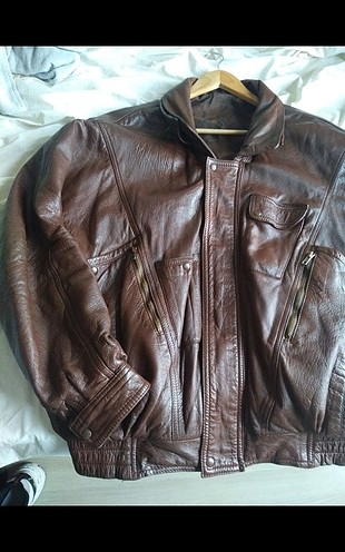Vintage deri ceket