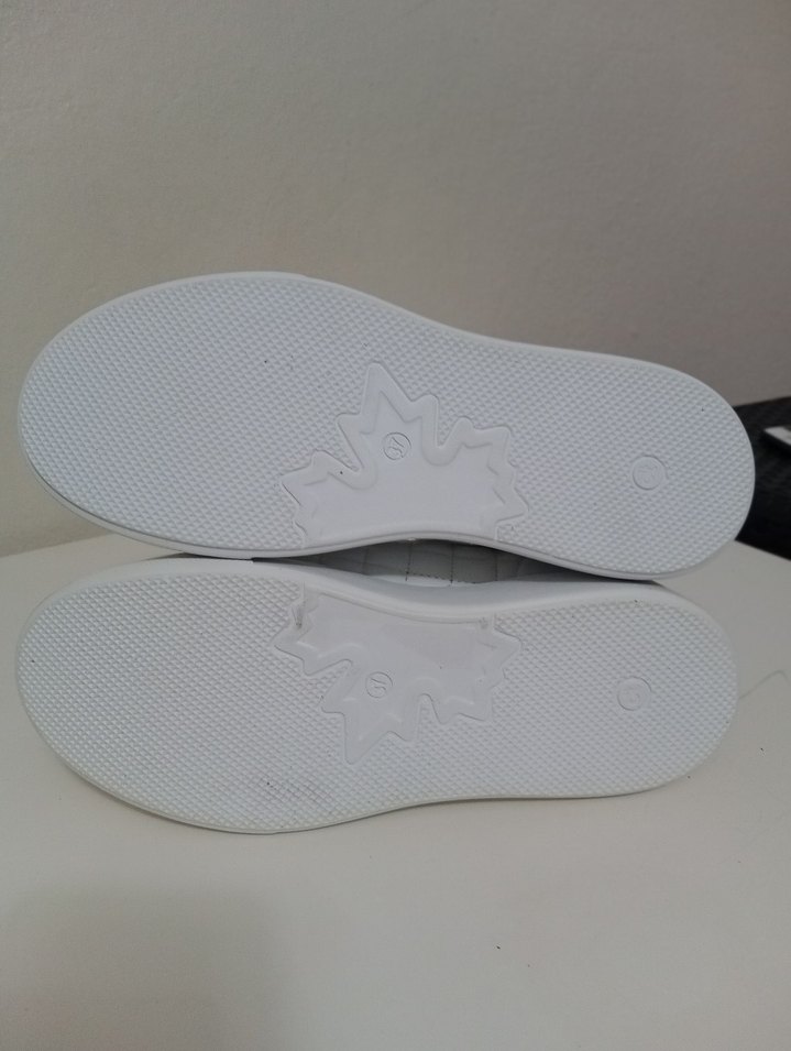 Beyaz Kadın Günlük Spor Ayakkabı - Görsel 5