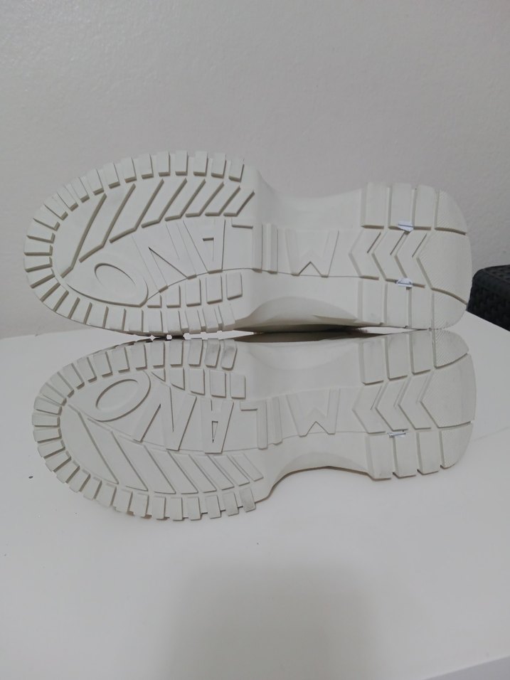 Tucino Beyaz Kürklü Platform Spor Ayakkabı - Görsel 4