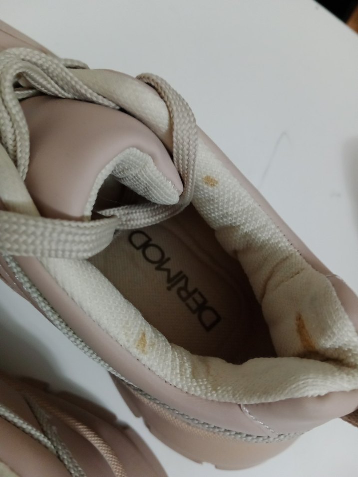 Bej Kadın Street Wear Spor Ayakkabı - Görsel 3