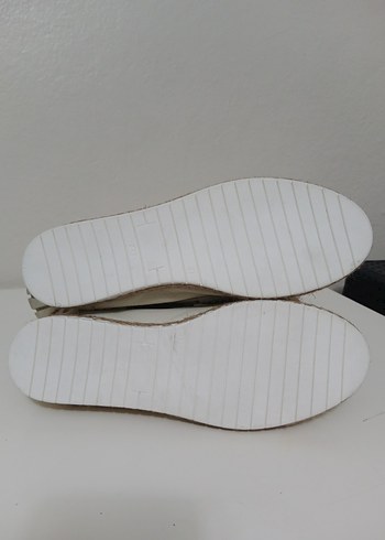 Beyaz Erkek Deri Espadril - Görsel 4