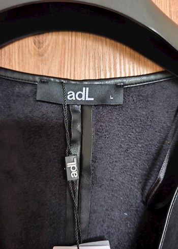 Siyah Deri Midi Kadın Elbise - Görsel 4