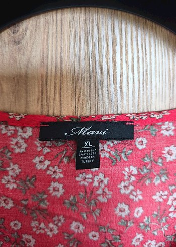 Kısa Kollu Kırmızı Bohem Elbise - Görsel 5