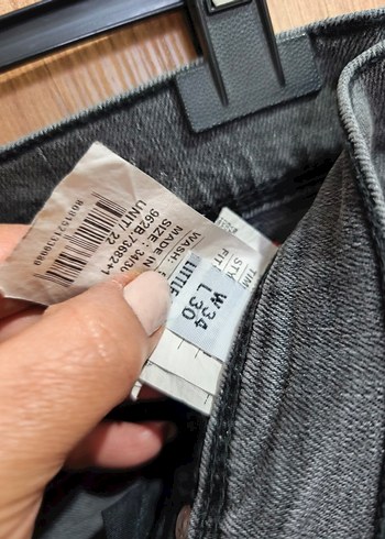 Gri Regular Fit Denim Erkek Pantolon - Görsel 6