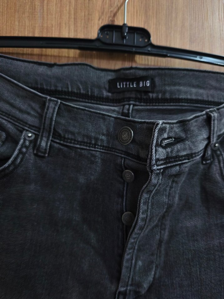 Gri Regular Fit Denim Erkek Pantolon - Görsel 5