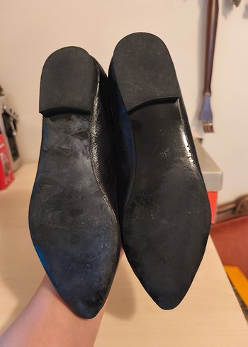 Siyah Bağcıklı Kadın Babet - Görsel 7